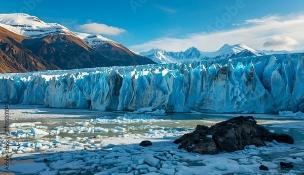 Obraz Eisige Lanschaft in der Polarregion