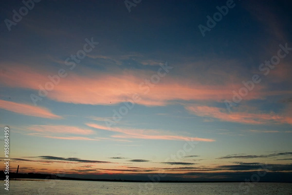 Obraz sunset over the sea