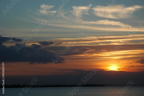 Obraz sunset over the sea