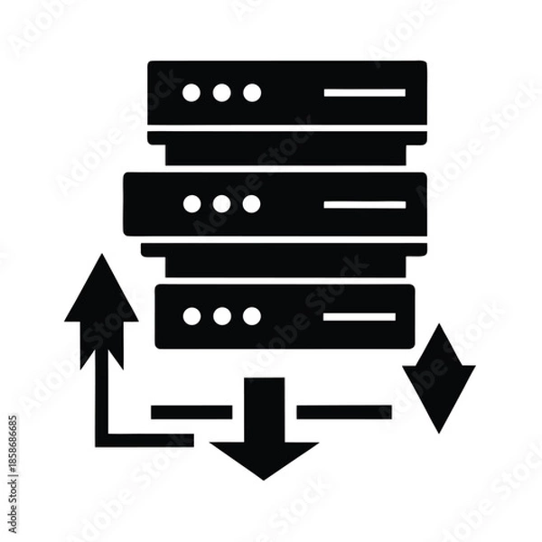 Obraz Server Migration Arrow Icon
