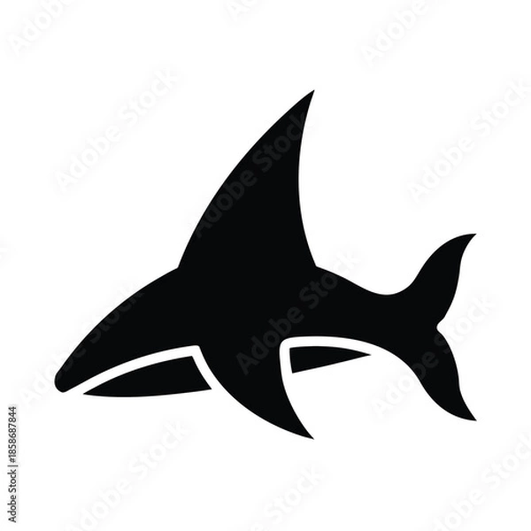 Obraz Shark Fin Icon