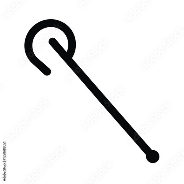 Obraz Shepherd Crook Icon