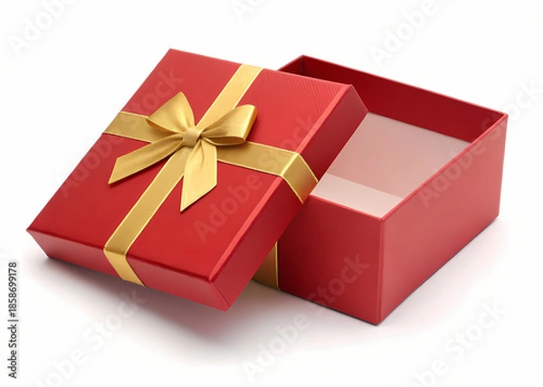 Obraz red gift box