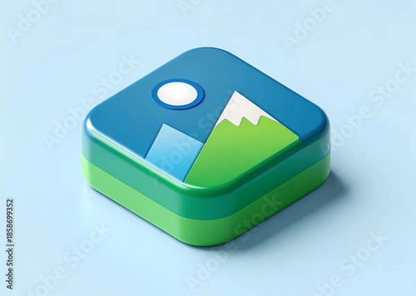 Obraz 3d printer icon