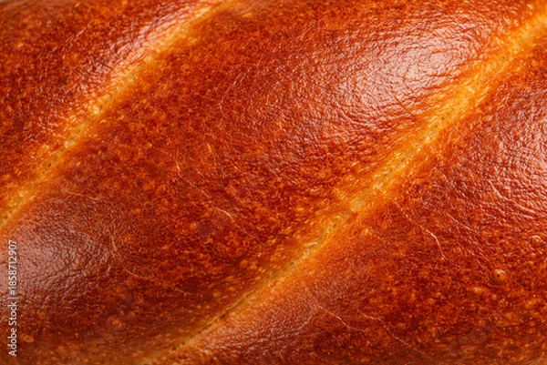 Obraz プレッツェルの焼き面のつや感マクロ質感背景