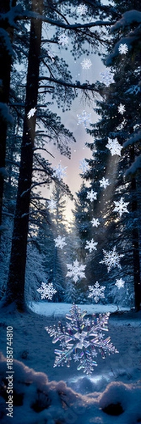 Obraz Forest in winter 