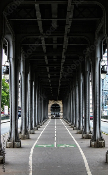 Obraz Überdachter Gehweg 