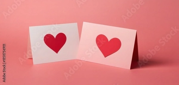 Obraz romantic hearts background