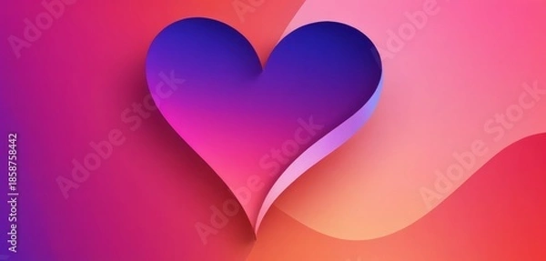 Obraz romantic hearts background