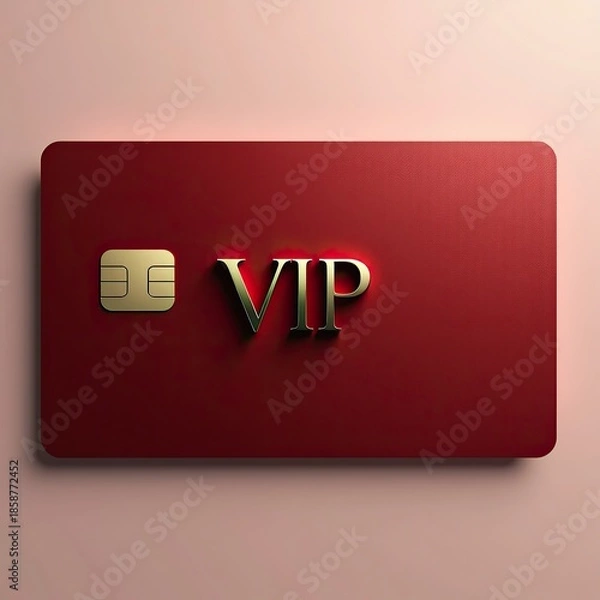 Obraz opulent gold VIP emblem on dark background