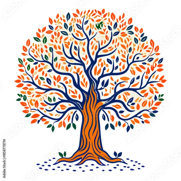 Obraz abstract tree vector