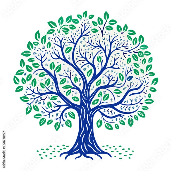 Obraz tree with green leaves