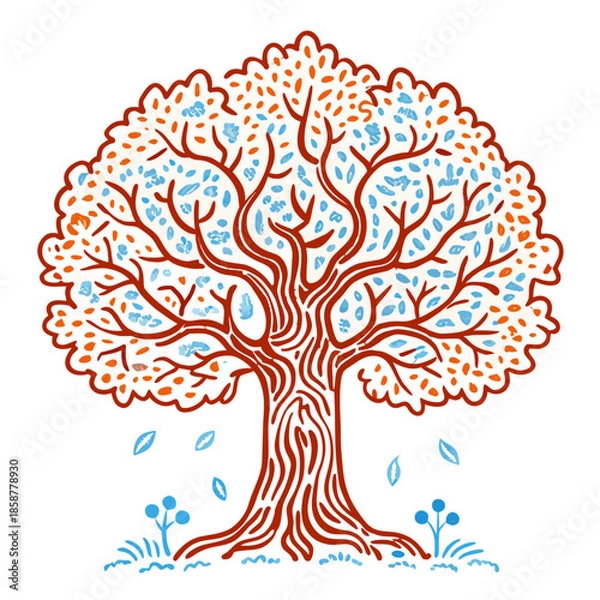 Obraz tree with flowers