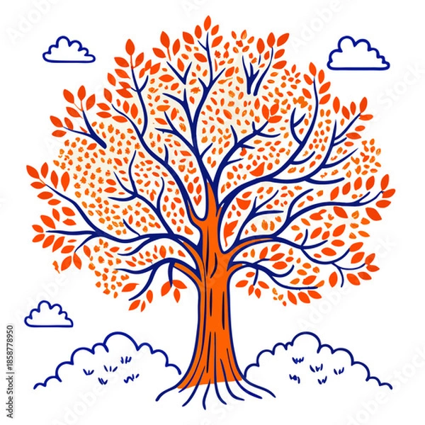 Obraz tree with leaves