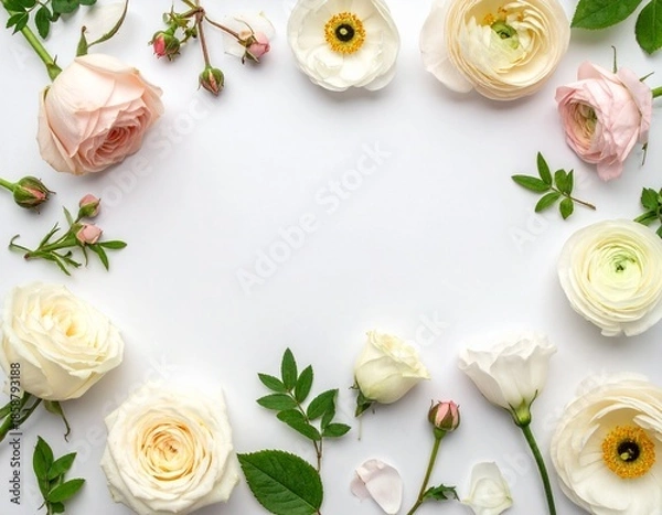 Fototapeta Flower Overlay background