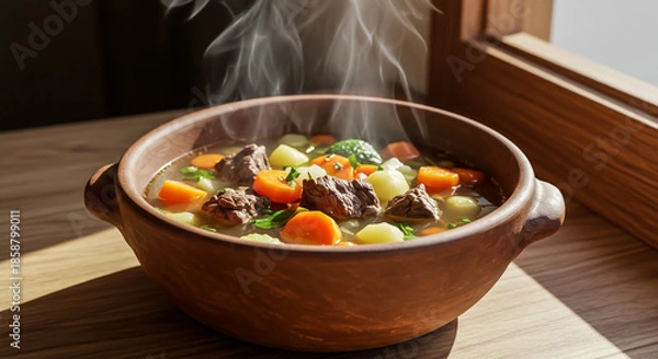 Obraz beef stew with vegetables