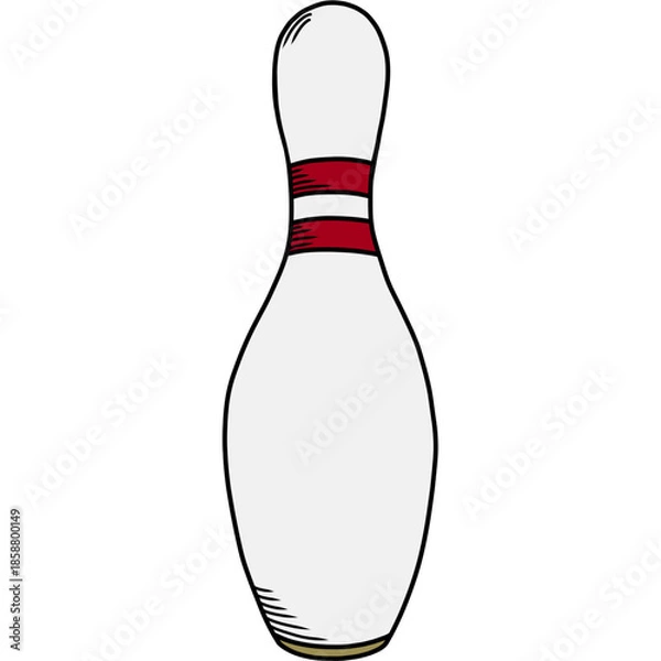Obraz bowling ball and pins