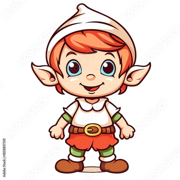 Obraz Charming Elf Doodle Art Drawing Sketch