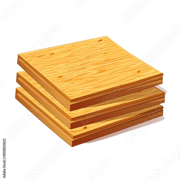 Obraz Assorted Fiberboard Panels in Stack Formation