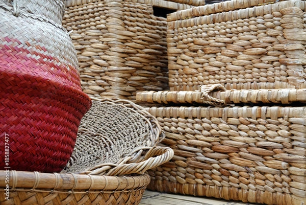 Obraz Korbwaren - basketry