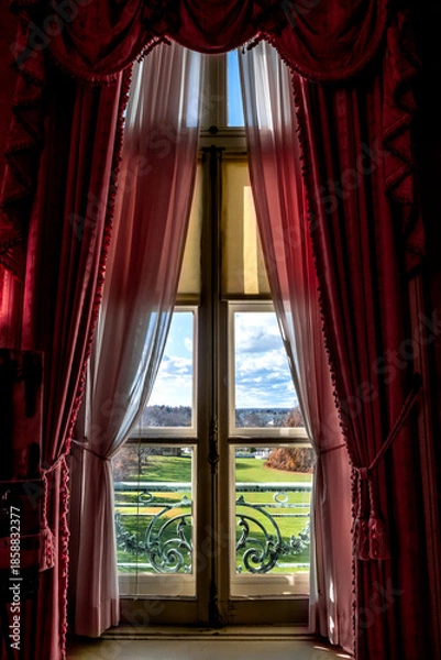 Obraz window with curtains