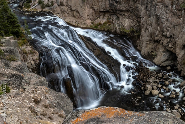 Obraz waterfall in the mountains