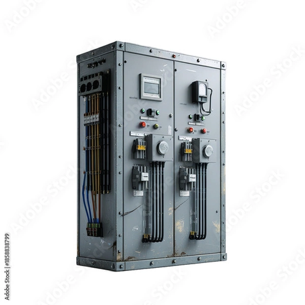 Obraz Warehouse power distribution box