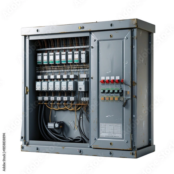 Obraz Warehouse power distribution box