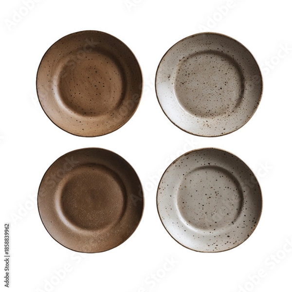 Obraz Rustic ceramic plates