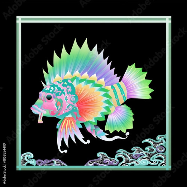 Obraz 魚。オコゼ