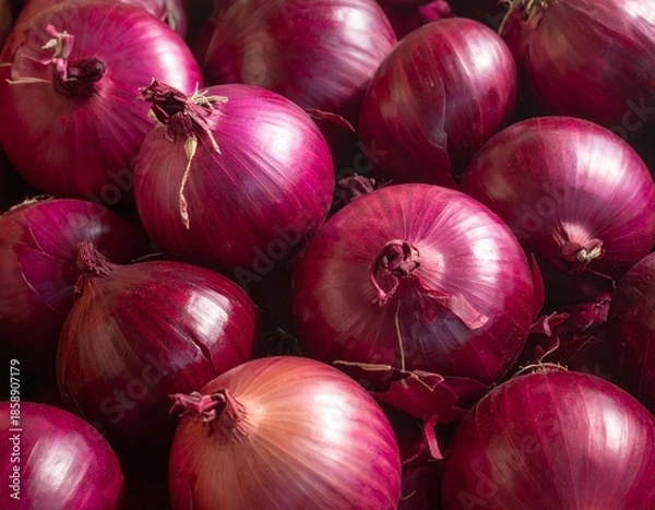 Obraz Red onions