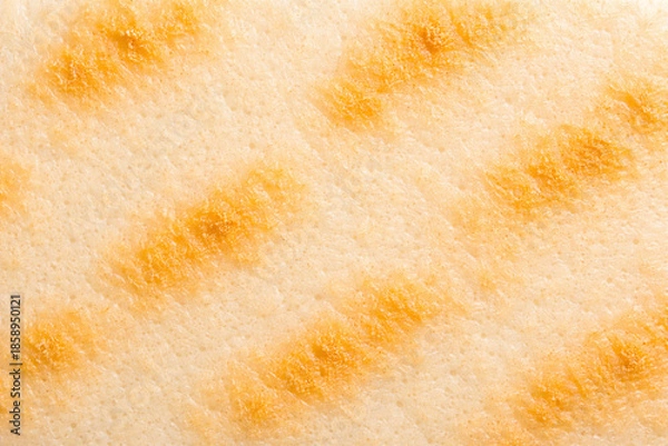 Obraz 焼き団子の焼き面のマクロ質感背景