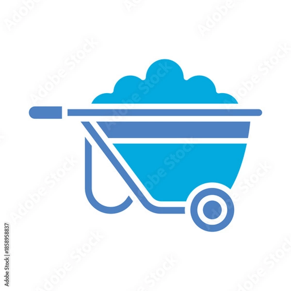 Obraz Wheelbarrow Icon