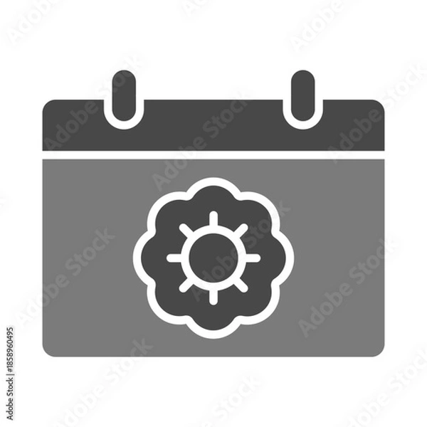 Obraz Spring Calendar Icon