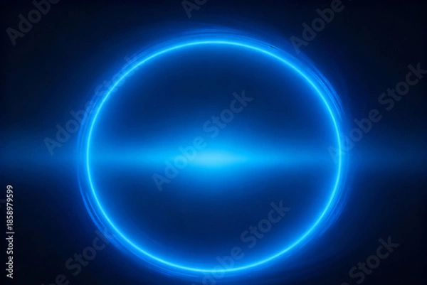 Obraz abstract blue sphere