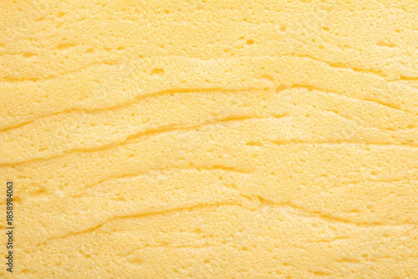 Obraz 卵焼きの断面のマクロ質感背景