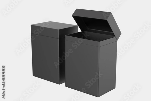 Obraz Recyclable Square Shaped Box. 3d illustration