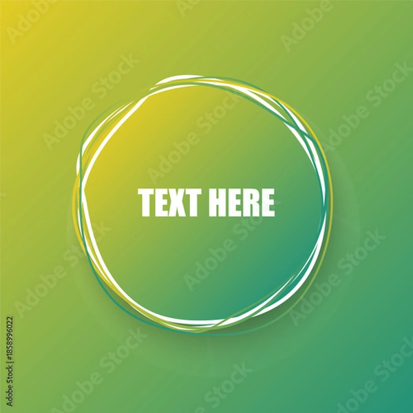 Obraz Abstract background with yellow and green gradient