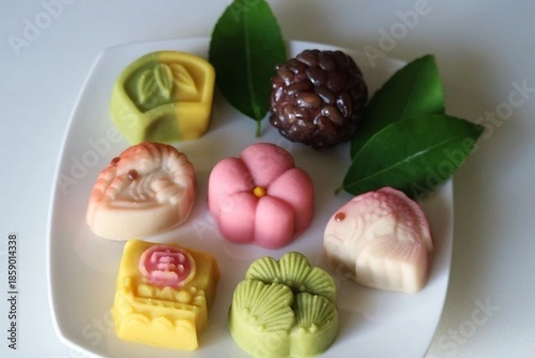 Obraz 和菓子　カラフル