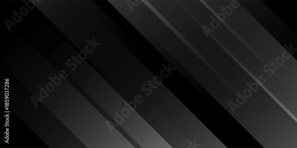 Obraz Dark deep black dynamic abstract vector background with diagonal lines. Modern creative halftone premium gradient.vector illustration eps10