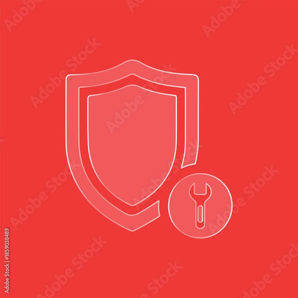 Obraz Security Shield Settings Icon