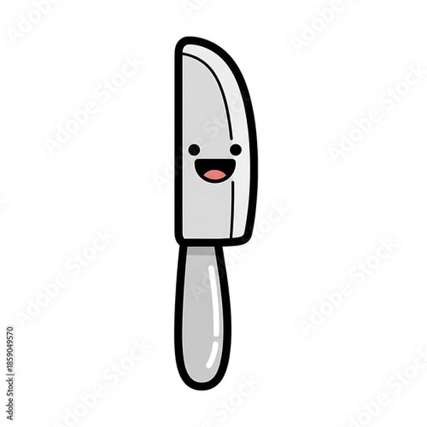 Fototapeta Cute Knife Character. (3)