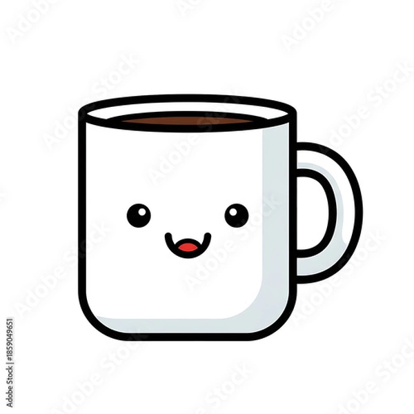 Fototapeta Cute Coffee Mug.