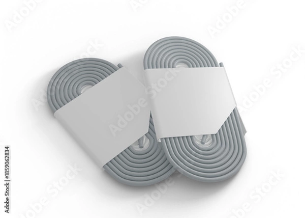 Fototapeta Cable Branding Strap Mockup