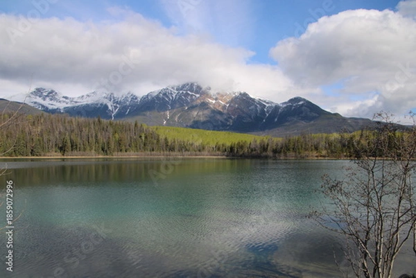 Obraz lake and mountains