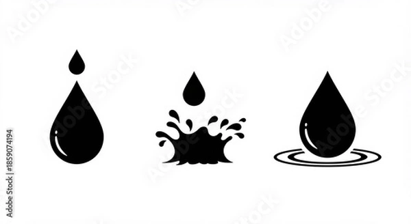 Fototapeta vector water drop