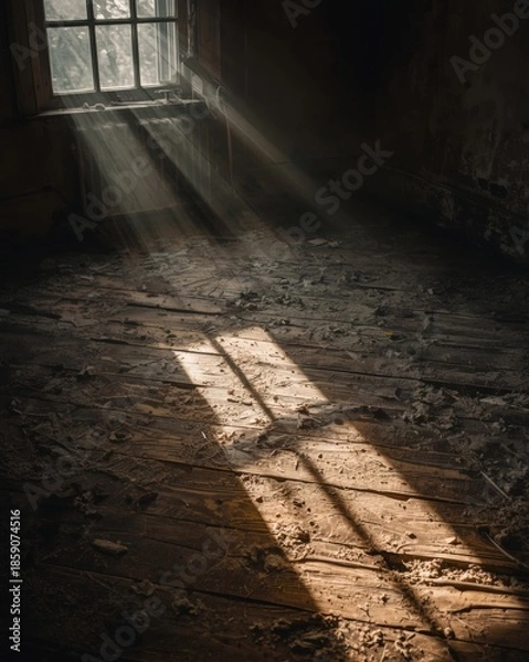 Obraz Sunlight streaming through window