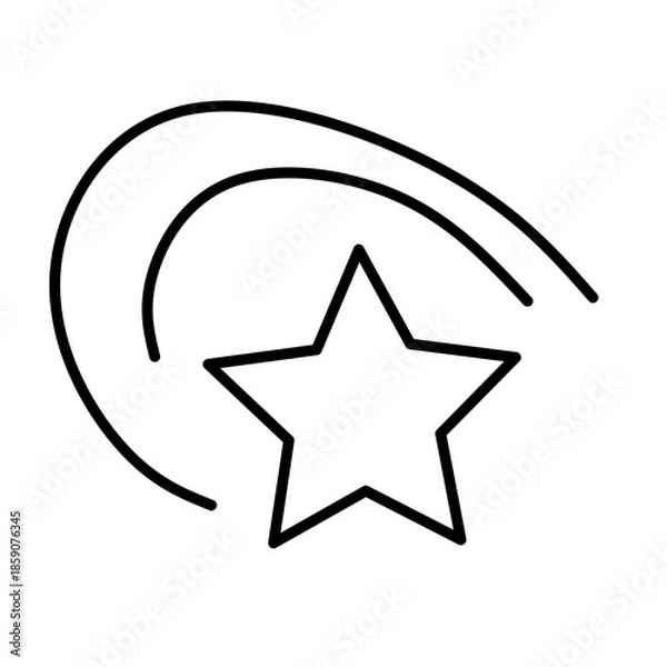 Obraz Star vector icon