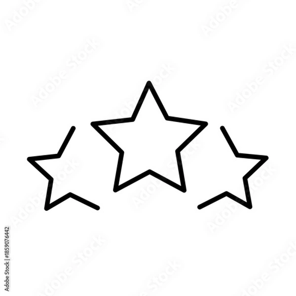 Obraz Star vector icon