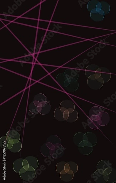 Obraz A vibrant and stunning abstract background design